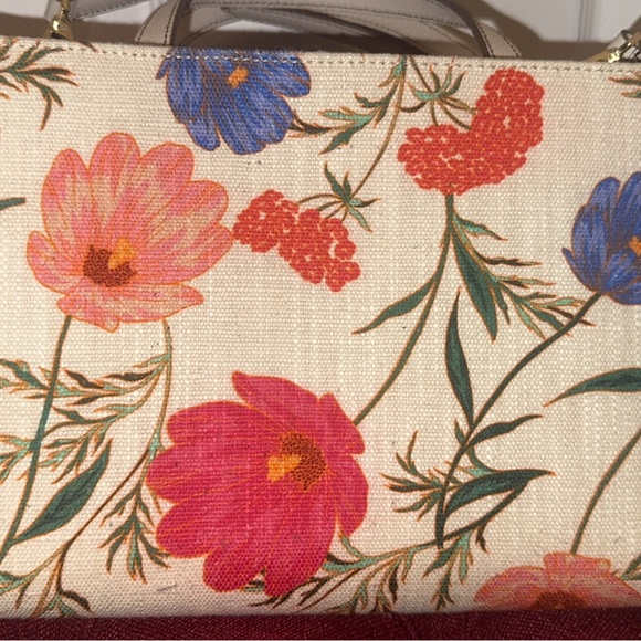 Kate Spade Floral Cream Bag - Picture 4 of 6